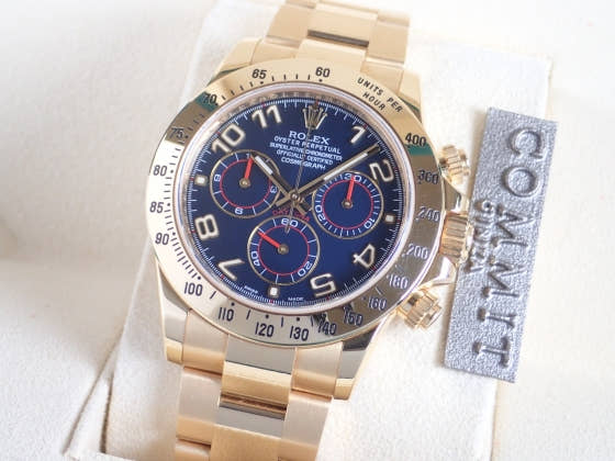 Rolex Daytona Ref.116528 Navy Arabic Dial Used daytona-25