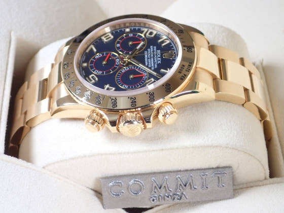 Rolex Daytona Ref.116528 Navy Arabic Dial Used daytona-25