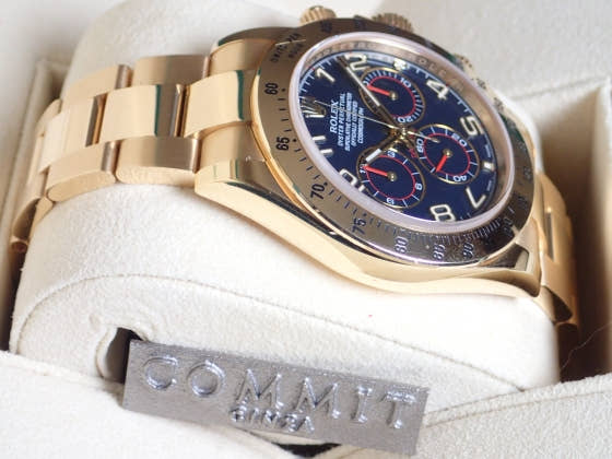 Rolex Daytona Ref.116528 Navy Arabic Dial Used daytona-25