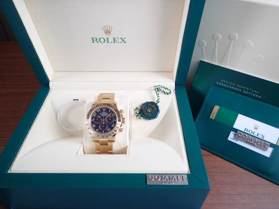 Rolex Daytona Ref.116528 Navy Arabic Dial Used daytona-25
