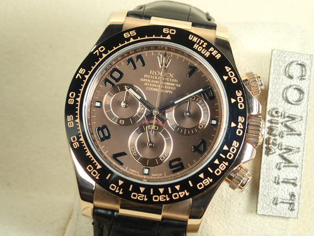ロレックス デイトナ Ref.116515LN チョコレートアラビック文字盤 中古 daytona-260