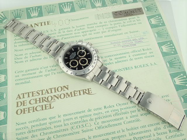 Rolex Daytona El Primero Black Dial N Series