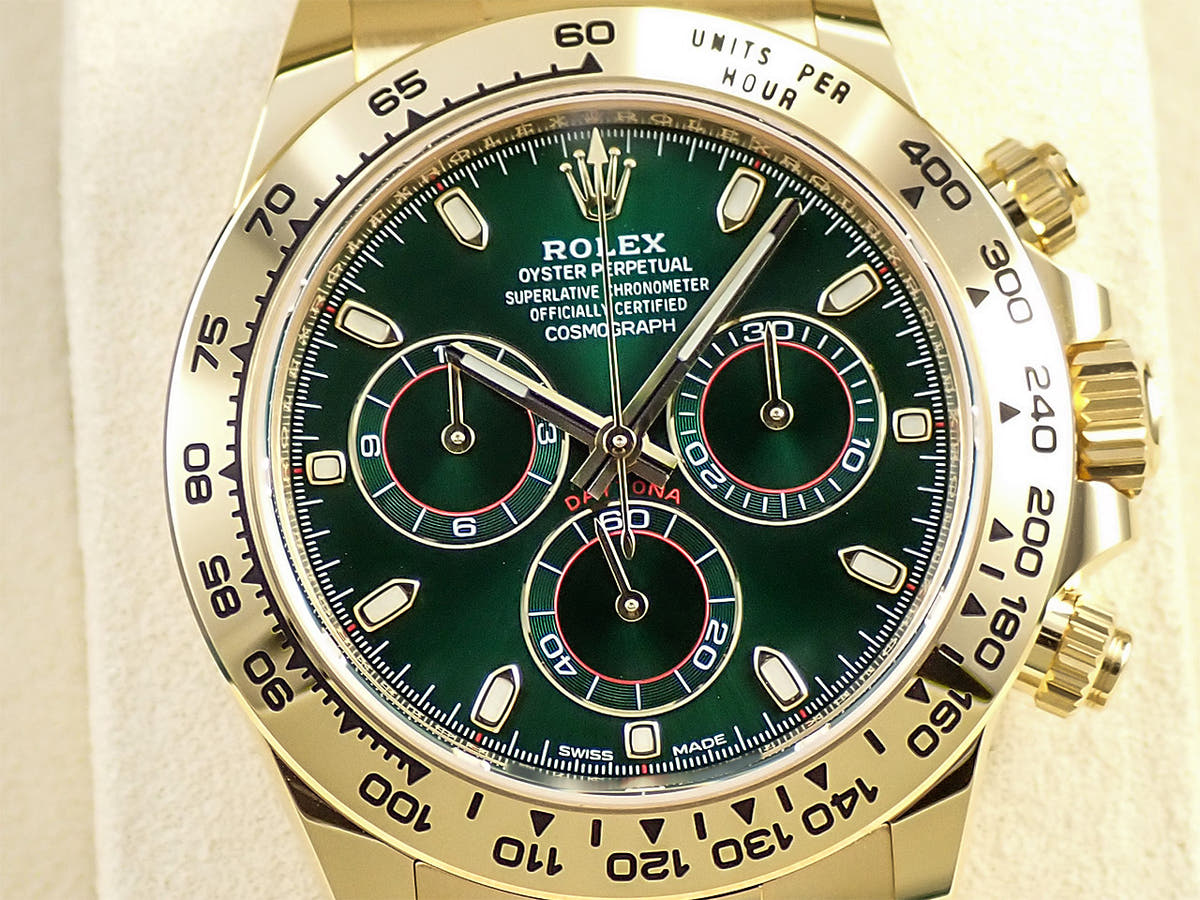 ロレックス デイトナ Ref.116508 グリーン文字盤 未使用 FZX0X5JC