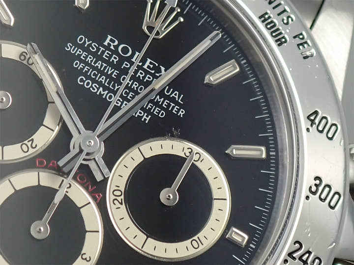 ロレックス デイトナ エルプリメロ Ref.16520 ステンレススチール ブラック文字盤