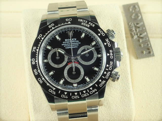 ロレックス デイトナ Ref.116500LN ブラック文字盤 未使用 daytona-271