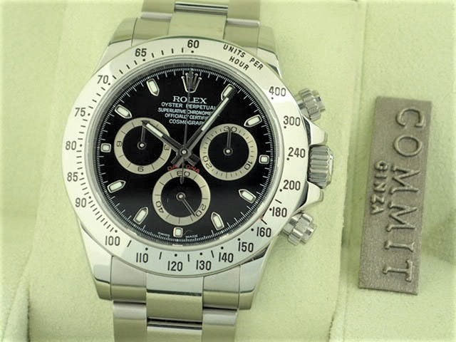 ロレックス デイトナ Ref.116520 ブラック文字盤 中古 daytona-279