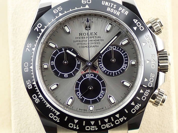 Rolex Daytona Ref. 116519LN White Gold Steel x Black Dial