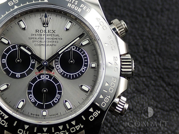 Rolex Daytona Ref. 116519LN White Gold Steel x Black Dial