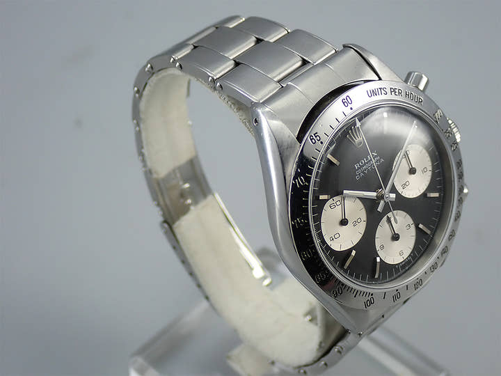 ロレックス デイトナ Ref.6239 ステンレススチール ブラック文字盤