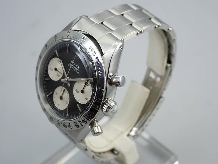 ロレックス デイトナ Ref.6239 ステンレススチール ブラック文字盤
