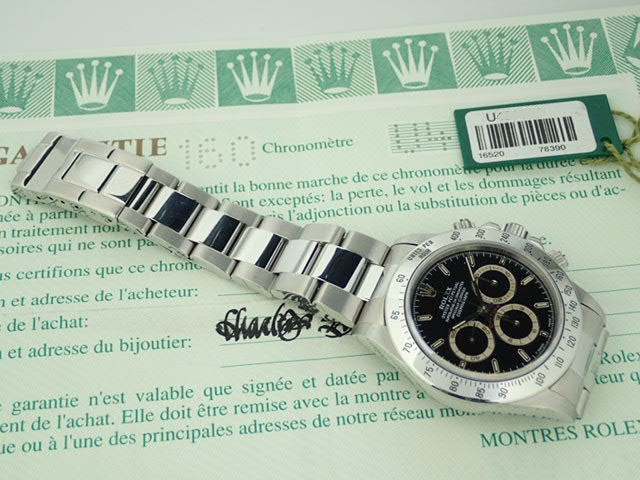 Rolex Daytona El Primero Black Dial U-Serial Number