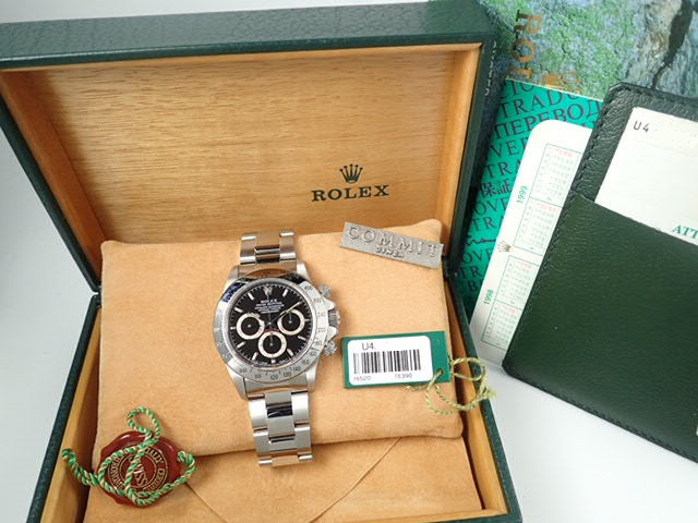 Rolex Daytona El Primero Black Dial U-Serial Number