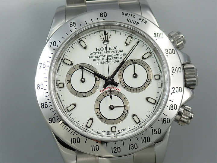 Rolex Daytona Ref. 116520 Stainless Steel White Dial