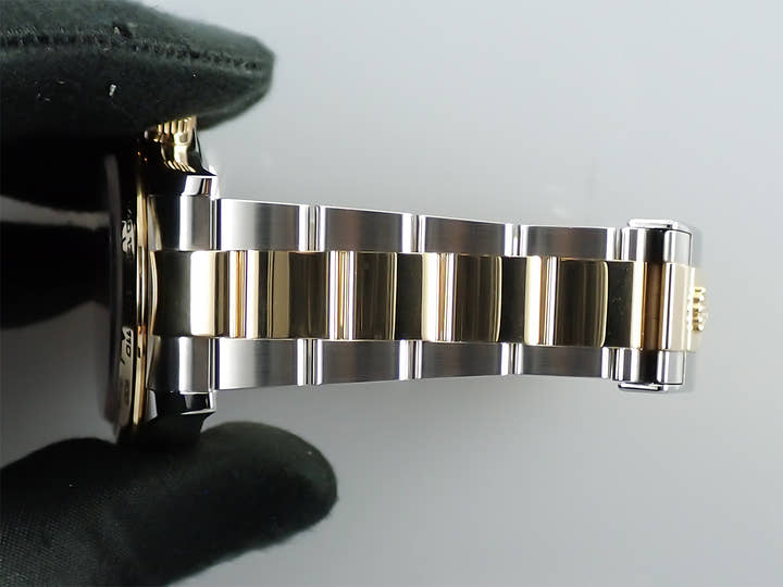 Rolex Daytona Ref. 116503G Stainless Steel/Yellow Gold Black Dial with 8 Diamonds