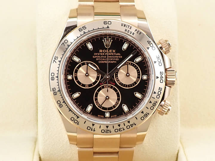 ロレックス デイトナ Ref.116505 エバーローズゴールド ブラックxピンク文字盤