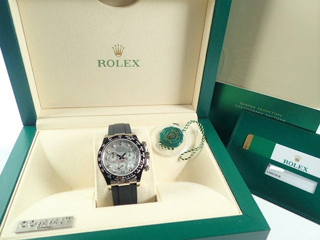 Rolex Daytona White Shell/8P Diamond 18KWG [Unused]