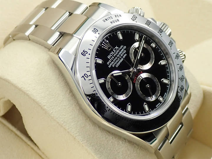 Rolex Daytona Ref. 116520 Stainless Steel Black Dial