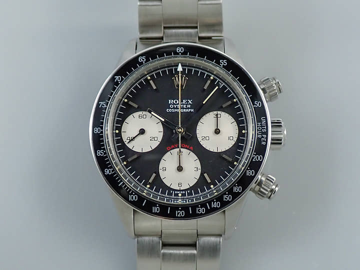 ロレックス デイトナ Ref.6263 ステンレススチール ブラック文字盤