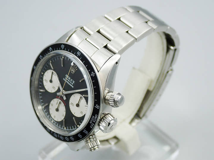 ロレックス デイトナ Ref.6263 ステンレススチール ブラック文字盤
