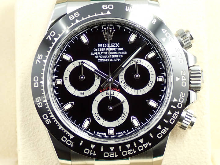 ロレックス デイトナ Ref.116500LN ステンレススチール ブラック文字盤