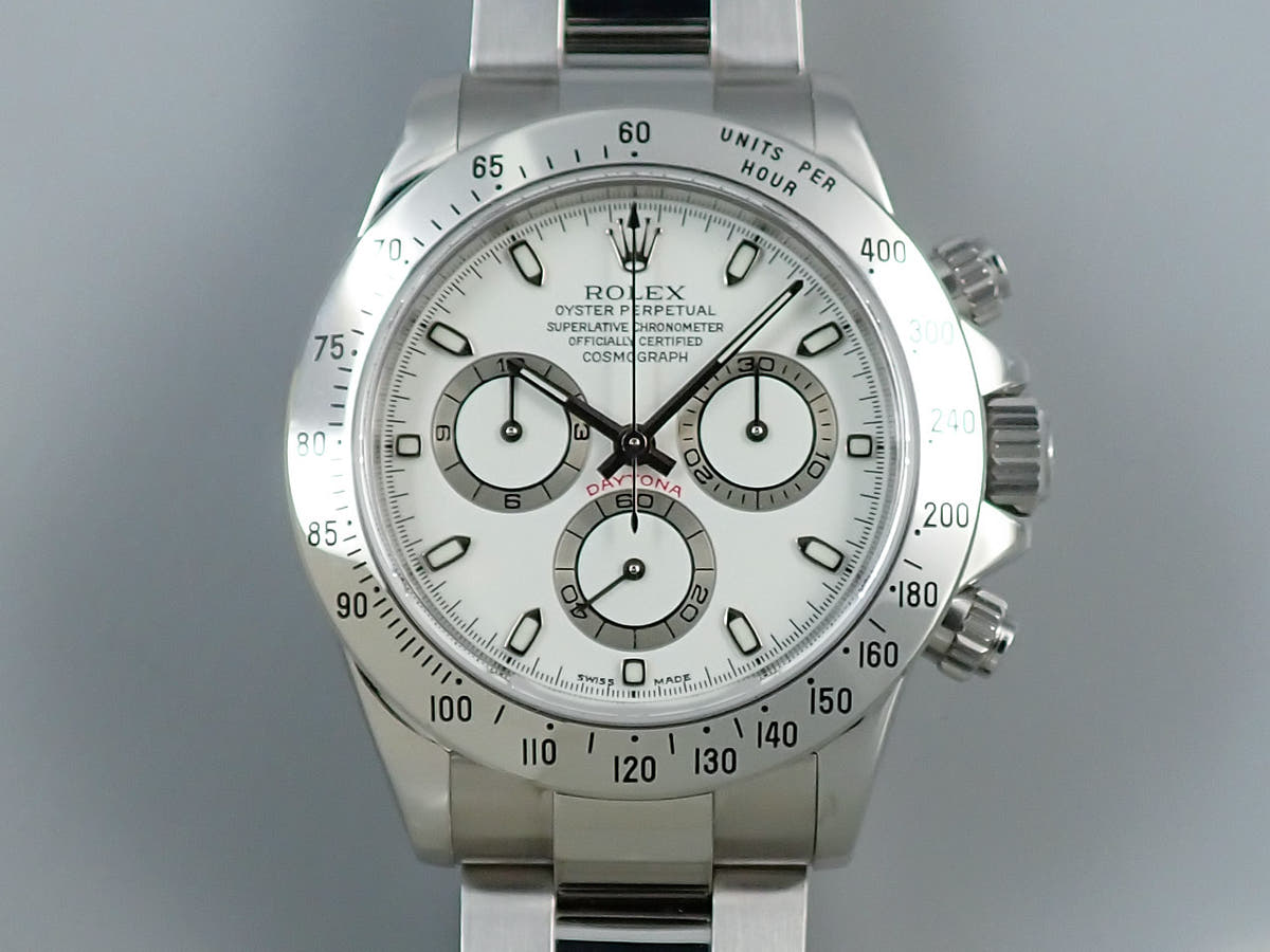 ロレックス デイトナ Ref.116520 ホワイト文字盤 中古 JP824698