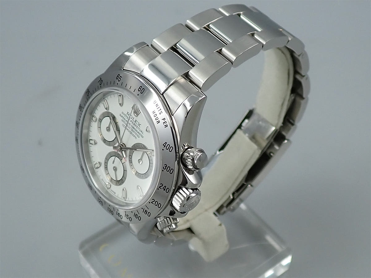 ロレックス デイトナ Ref.116520 ホワイト文字盤 中古 JP824698