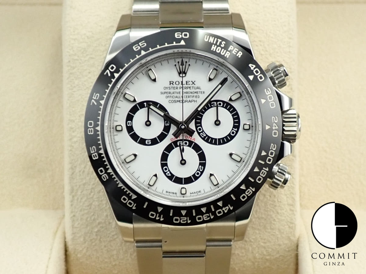 ロレックス デイトナ Ref.116500LN ホワイト文字盤 美品 4ST36YS6