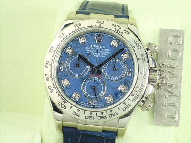 Rolex Cosmograph Daytona Sodalite 8P Diamond