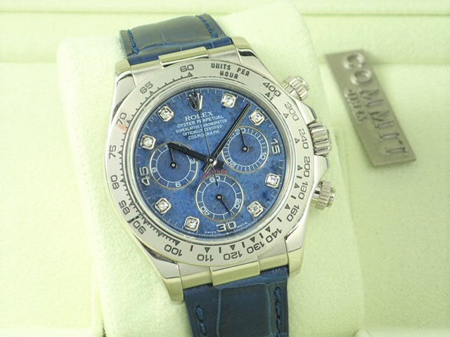 Rolex Cosmograph Daytona Sodalite 8P Diamond