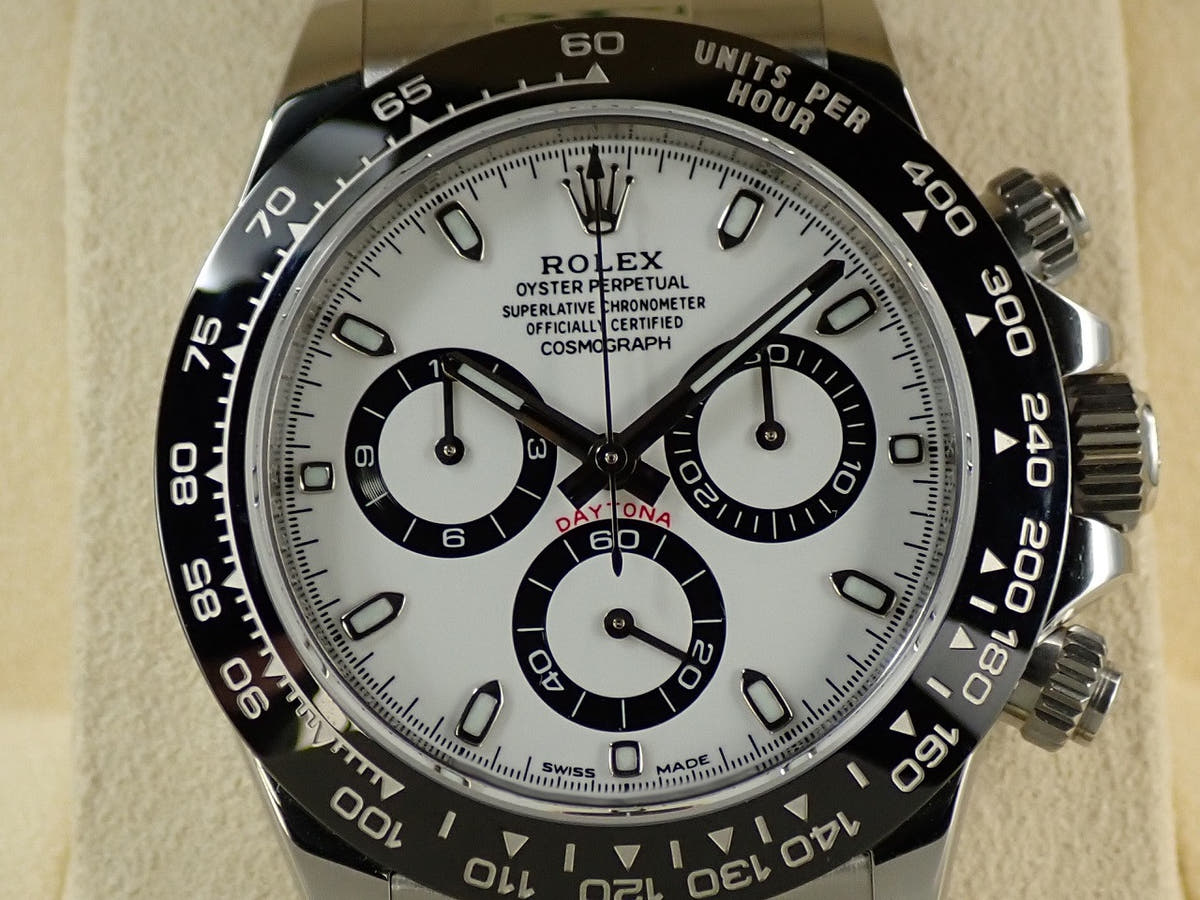 ロレックス デイトナ Ref.116500LN ホワイト文字盤 中古 6PXSMHTY