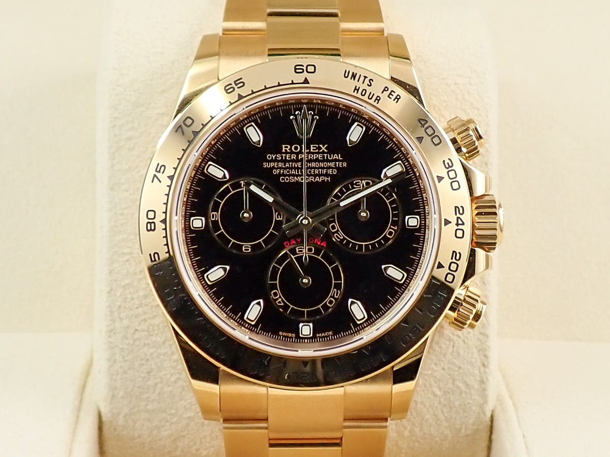 ロレックス デイトナ Ref.116508 ブラック文字盤 美品 9VX76VSM