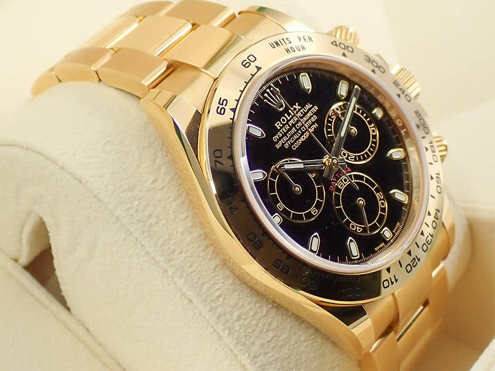 ロレックス デイトナ Ref.116508 イエローゴールド ブラック文字盤
