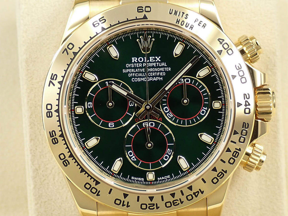 ロレックス デイトナ Ref.116508 グリーン文字盤 中古 JUZTUY8X
