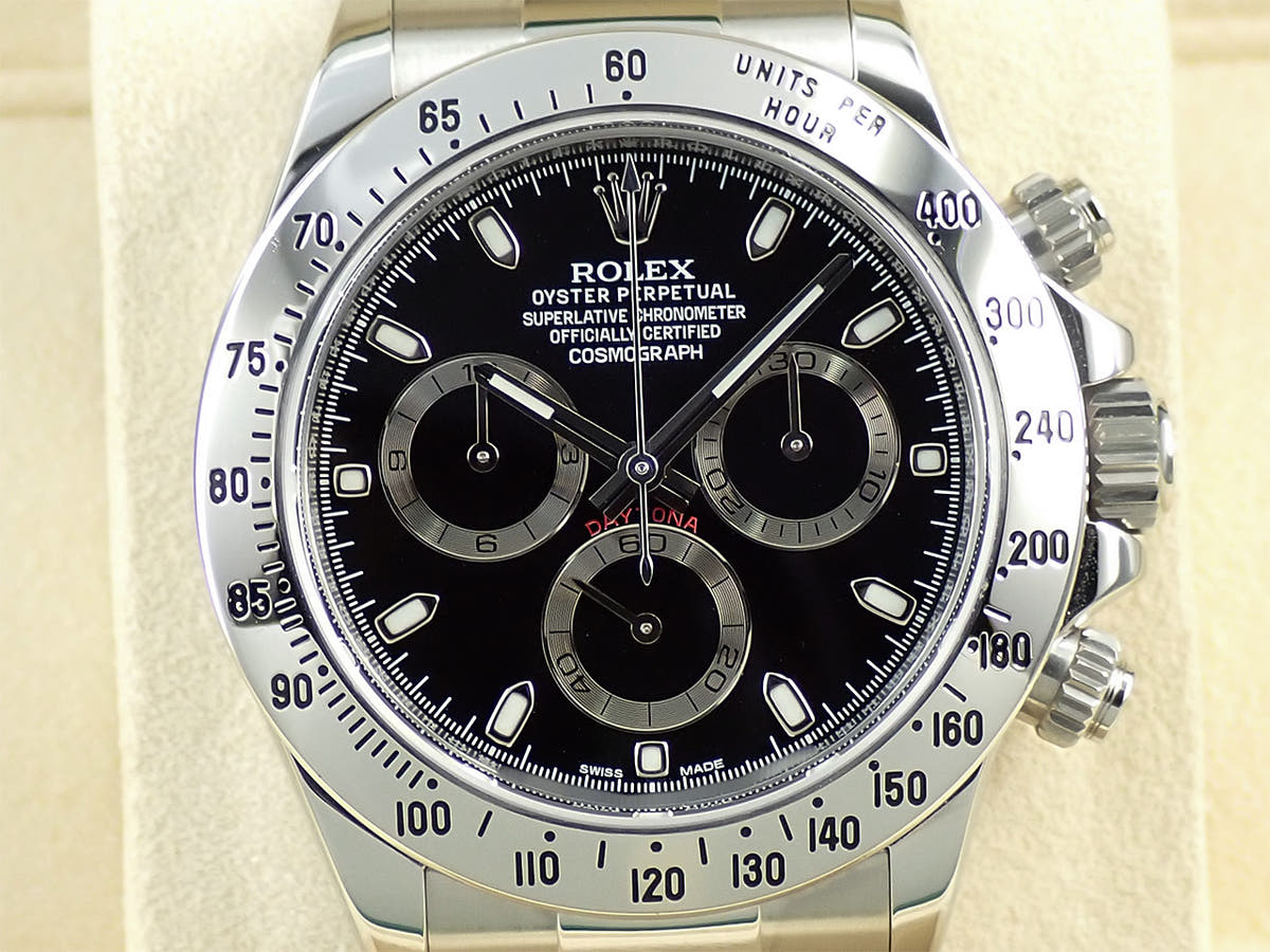 ロレックス デイトナ Ref.116520 ブラック文字盤 中古 4PU80632