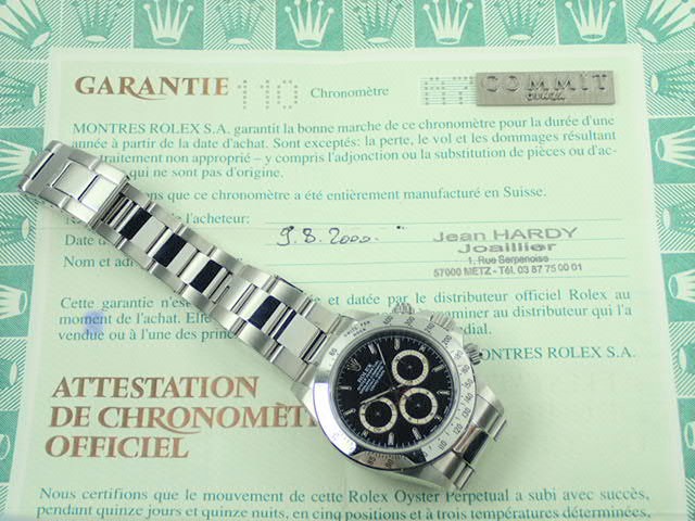 Rolex Daytona El Primero Black Dial A7