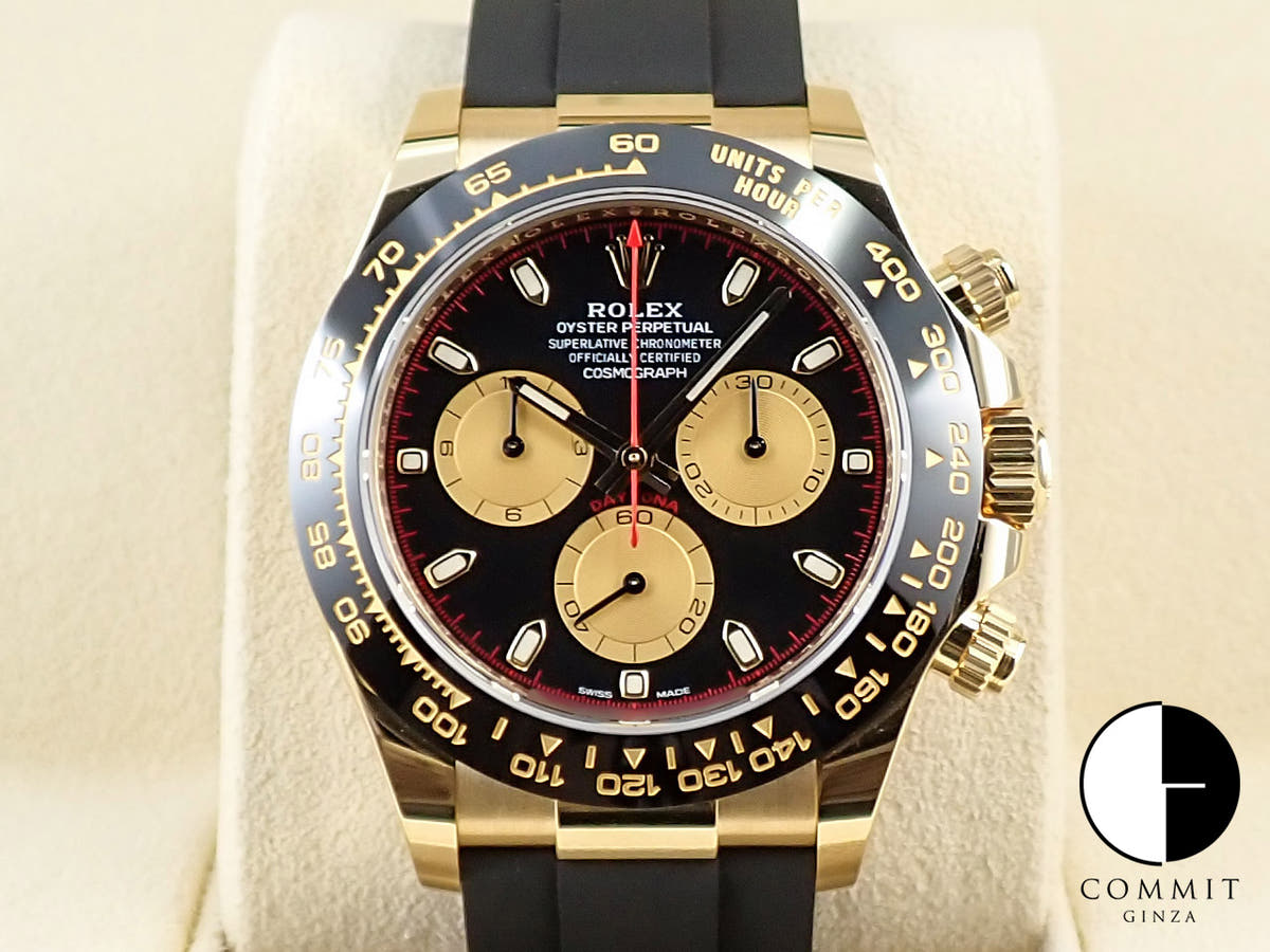 ロレックス デイトナ Ref.116518LN ブラック×シャンパン文字盤 未使用 73UR7X37