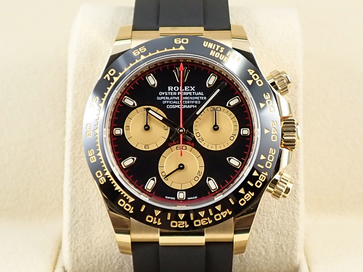 ロレックス デイトナ Ref.116518LN ブラック×シャンパン文字盤 未使用 73UR7X37