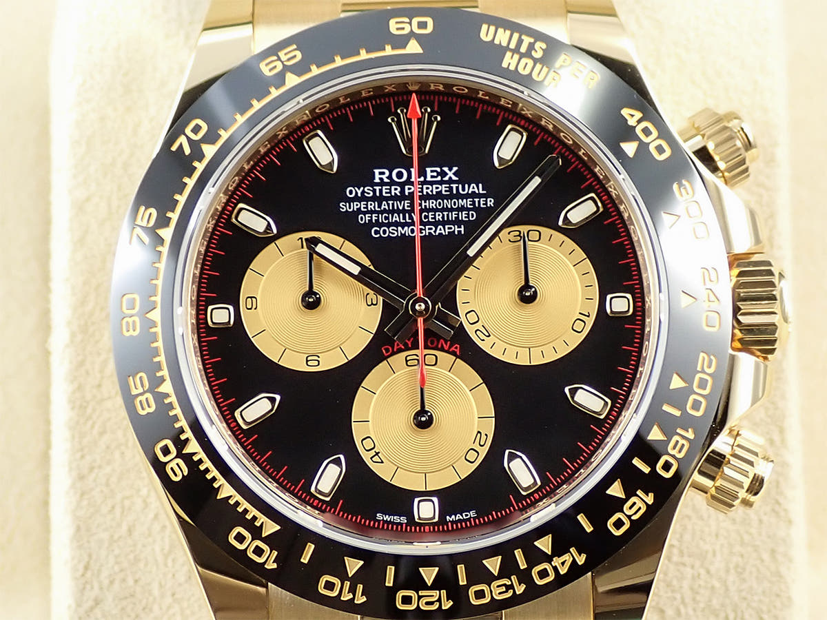 ロレックス デイトナ Ref.116518LN ブラック×シャンパン文字盤 未使用 73UR7X37