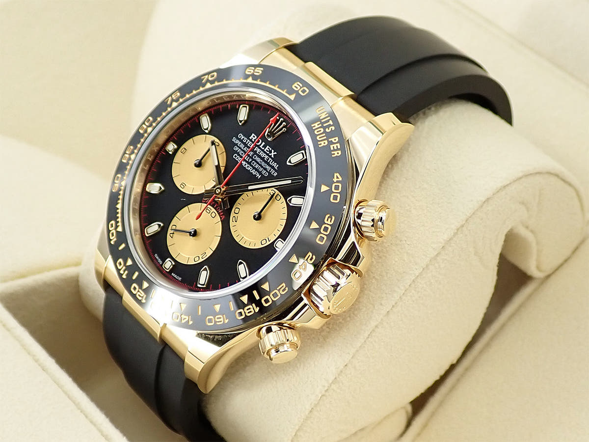 ロレックス デイトナ Ref.116518LN ブラック×シャンパン文字盤 未使用 73UR7X37