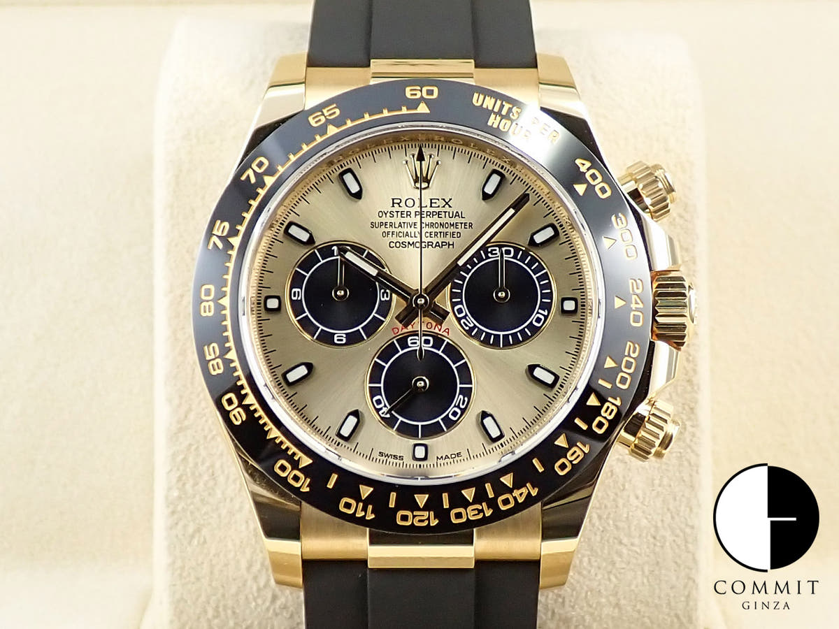 ロレックス デイトナ Ref.116518LN ブラック×シャンパン文字盤 未使用 Y8RP6043