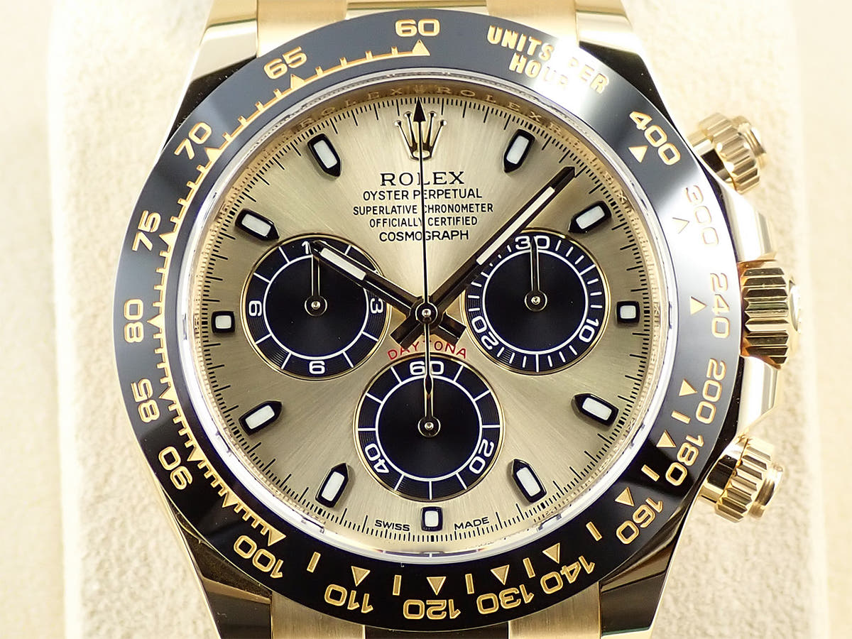 ロレックス デイトナ Ref.116518LN ブラック×シャンパン文字盤 未使用 Y8RP6043
