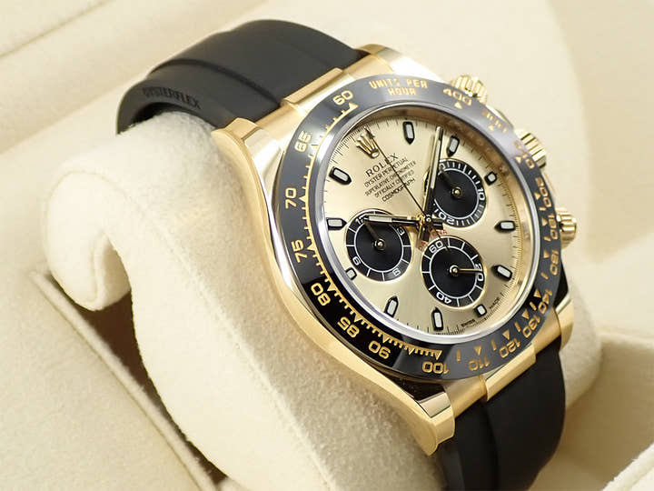 ロレックス デイトナ Ref.116518LN イエローゴールド ブラックxシャンパン文字盤