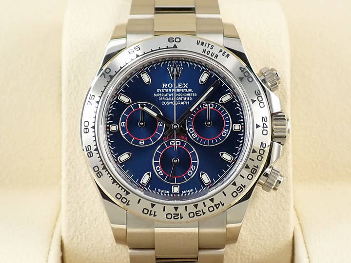 ロレックス デイトナ Ref.116509 ホワイトゴールド ブルー文字盤
