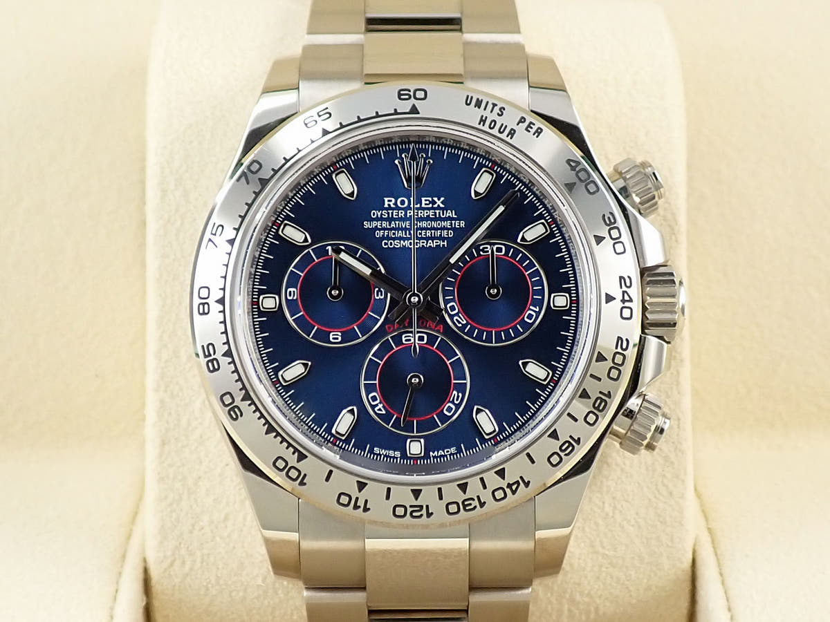 ロレックス デイトナ Ref.116509 ブルー文字盤 中古 H89R56C9