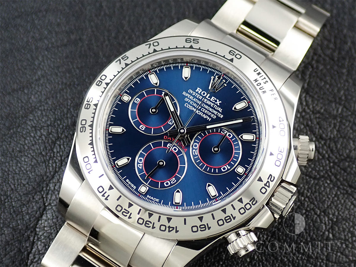 ロレックス デイトナ Ref.116509 ブルー文字盤 中古 H89R56C9