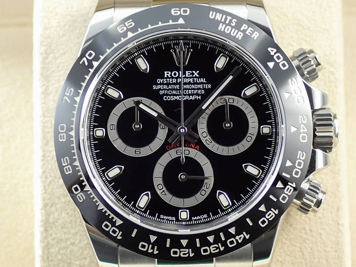 ロレックス デイトナ Ref.116500LN ステンレススチール ブラック文字盤