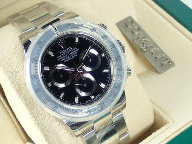 ロレックス デイトナ Ref.116520 ブラック文字盤 未使用 daytona-307