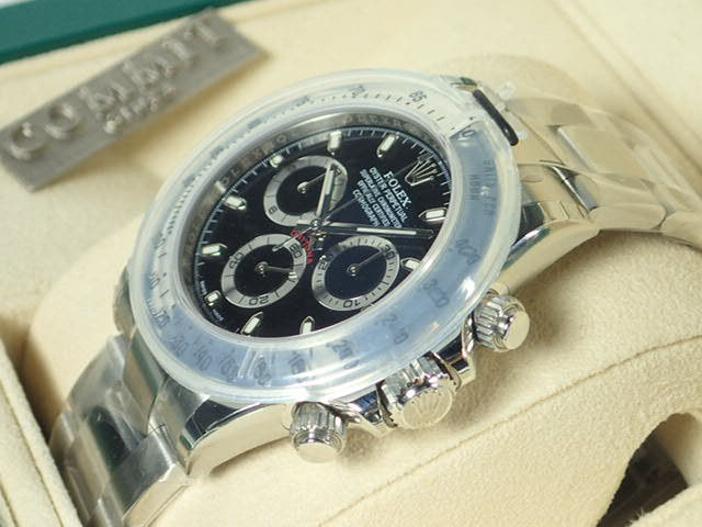 ロレックス デイトナ Ref.116520 ブラック文字盤 未使用 daytona-307
