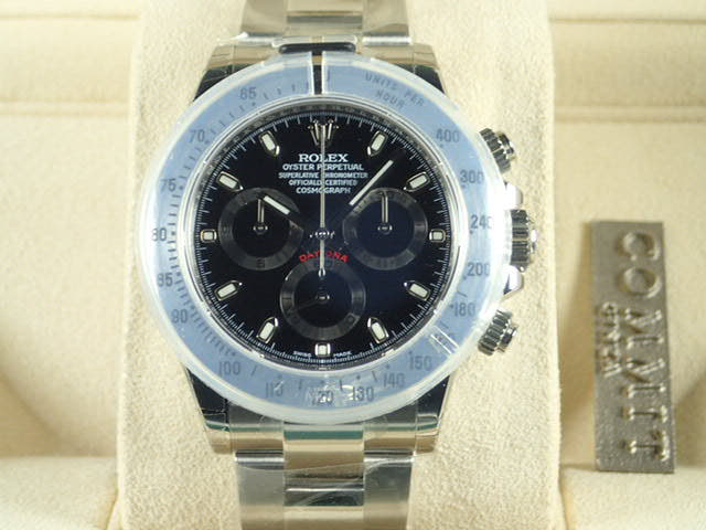 ロレックス デイトナ Ref.116520 ブラック文字盤 未使用 daytona-307
