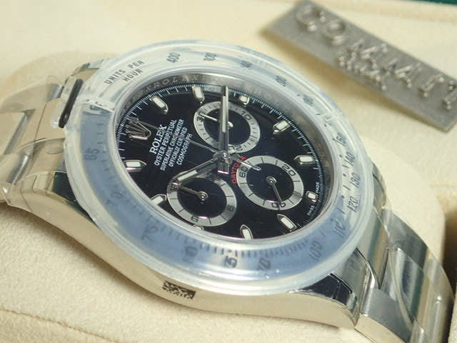 ロレックス デイトナ Ref.116520 ブラック文字盤 未使用 daytona-307